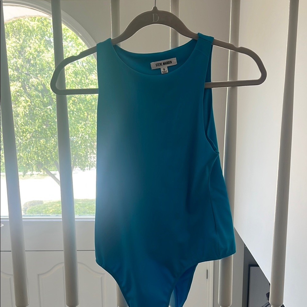Steve Madden Vibrant Blue Bodysuit